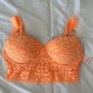 NWT push up bralette with lace size small